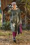 Crew Neck Pocketed Fingerless Winter Dress - 4