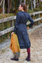 Button Detailed Lace Long Sleeve Dress - 5