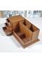 Wooden Drawer Pen Holder - Gift - 25 X 12 X 10 cm - 4