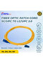 Fiber Optic Patch Cord SC/UPC to LC/UPC 2.0 | Simplex, Single Mode 9/125,UPC Polish | 1 Meter Cable - 5