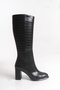 Eli̇z Women's Crocodile Boots A026-K502 - 5