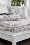 Zebra Pattern Printed Fabric Elastic Fitted Pillow Sheet Set - 2