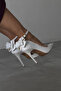 Damia Wrist-Strapped Bow Detail WHITE MATTE - 7