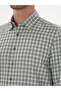 Çağla Slim Fit Checked 100% Cotton Shirt 50310494-Vr016 - 7