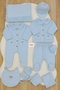 Baby Boy Bebly 0-3 Months Muslin with Toy Horse Figure Set of 10 - 4