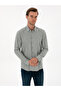 Çağla Slim Fit Checked 100% Cotton Shirt 50310494-Vr016