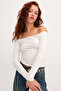 Gathered Side Blouse B1849 - 4