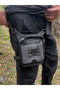Waterproof Leather & Nubuck Black Biker Leg & Waist Bag – Outdoor / Motorcycle -Tantobushcraft - 2