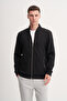 Jakar Yan Pocketed Thick Fabric Regular Fit Premium Coll. Collar Sweat Cardigan-53545 - 2