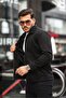 Men's Fur-Lined Suede Jacket