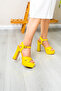 Satin Fabric High Heel Shoes 13 cm Fk1044 - 2