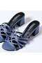 Aylani Handcrafted by Artisans Comfortable Round Toe Block Heel for Wedding, Parties & Dinner Dates