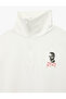 Ataturk Printed Half Zipper Stand Collar Long Sleeve Sweatshirt - 3