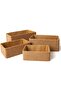 Handwoven Storage Baskets Set of 4 – Multi-Size Organizer Bins for Home & Office