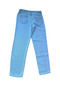 Girl's Pants Blue Denim Jeans with Tassel Detail on the Leg and Ripped Detail - 3