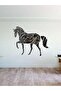 Glossy Glitter Horse Acrylic Mirror Wall – Black Glass Effect | Modern Home Decor for Living Room - 3