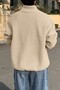 Men's Ultra Heat Plush Sherpa Oversize Half Metal Zipper Elastic Adjustable Fleece Sweatshirt - 2