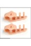 Huang 2 Pieces Adjustable Silicone Separators for Men & Women - Soft, Comfortable Separators Beige