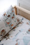 Animal Map Montessori Bedding Set with Sheets (100X200 - 50X70 -90X190+20) -Animal Map