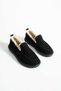 Women's Suede Loafer Moccasin Casual Shoes Tornus Black