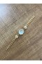 Zircon Stone Detailed Women's Wristwatch Vintage - 2