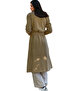 Women's Melton Long Shawl Collar Coat – Pocketed , Belted, Unlined 700-3310451 - 2