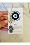 Car Rearview Mirror Ornament - Evil Eye Beaded Hand of Fatima - 3