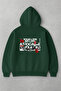 Lips Back Digital Print Oversize Men's Sweatshirt - 2