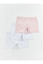 White Basic Girl's Boxers 3 Pcs - 2