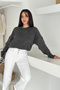 Women's Butterfly Embroidered Knitted Sweater – Naive & Decorative Style - 4