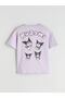 Seray New Season Crew Neck Kuromi Printed Girls' Shorts Pajama Set - 6