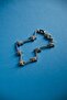 Silver Color Bracelet with Star Motif and Stones - 3