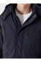 Standard Mold Hooded Men's Coat - 2