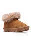 Func Girl's Furry Daily Boots 25K Buck3062 Camel - 4