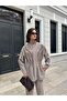 Women's Front Sleeves with Bead Embroidery on Tansel Fabric Bambir Ceken - 3