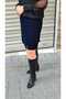 Short, Above-The-Knee, Lined Puerto Rican Fabric Pencil Skirt, Skirt Length 55 Cm. - 4