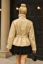 Short Belted Women's Trench Coat Jacket - 4