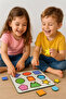 Wooden English Geometric Shape Puzzle Set - 9-Piece Shape Montessori Early Education Intelligence Toy - 7