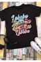 Labubu Multi T-Shirt 100% Cotton Black Short Sleeve Model-10
