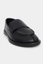 Harold Black Genuine Matte Leather Flat Sole Women's Shoes - 6