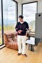 Anti Fight Embroidered Plush Sweater Black - 4