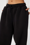 Shardonlu Knitted Barrel Fit Sweatpants Lub0251 Black - 4