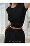 Black Women's Baggy Oversized Plus Size Sportswear Quality Loose Fit Stretchy Comfortable Fabric Sweatpants235 - 5