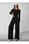 Black Women's Baggy Oversized Plus Size Sportswear Quality Loose Fit Stretchy Comfortable Fabric Sweatpants235 - 6