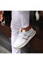 - White Leather Lace-Up Men's Casual Shoes 101-9030-H1255 - 2