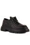 - Black Leather Lace-Up Men's Casual Shoes 101-9009-H1308 - 8