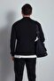 Men's Slim Fit Stand Collar Zippered Cardigan Black - 6