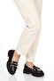 Women's Buckle Detailed Thick Sole Loafer 4059 Black
