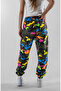 Women's Colorful Camouflage Jogger Pants with Elasticated Cuffs - 3