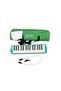 32-key harmonica - color: green